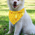 Sweet Honey Bee Hive Print Over The Collar Dog Bandana