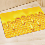 Sweet Honey Bee Hive Print Polyester Doormat
