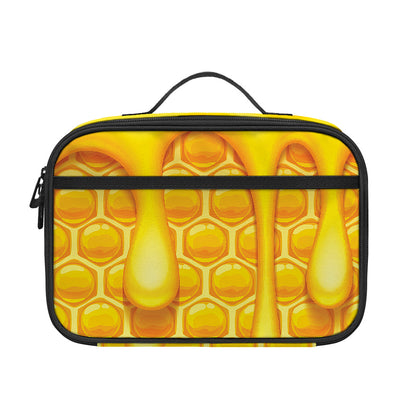 Sweet Honey Bee Hive Print Portable Lunch Bag
