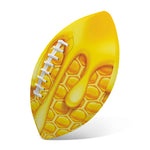 Sweet Honey Bee Hive Print Rugby Ball