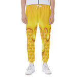 Sweet Honey Bee Hive Print Scuba Joggers