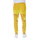 Sweet Honey Bee Hive Print Scuba Joggers