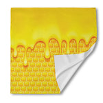 Sweet Honey Bee Hive Print Silk Bandana