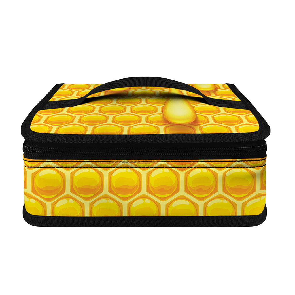 Sweet Honey Bee Hive Print Small Lunch Bag