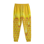 Sweet Honey Bee Hive Print Sweatpants