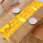Sweet Honey Bee Hive Print Table Runner