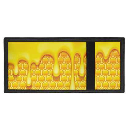 Sweet Honey Bee Hive Print Trifold Wallet
