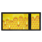 Sweet Honey Bee Hive Print Trifold Wallet