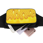 Sweet Honey Bee Hive Print Waist Bag