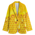 Sweet Honey Bee Hive Print Women's Blazer