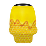 Sweet Honey Honeycomb Print Baby Seat Cover