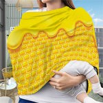 Sweet Honey Honeycomb Print Baby Seat Cover