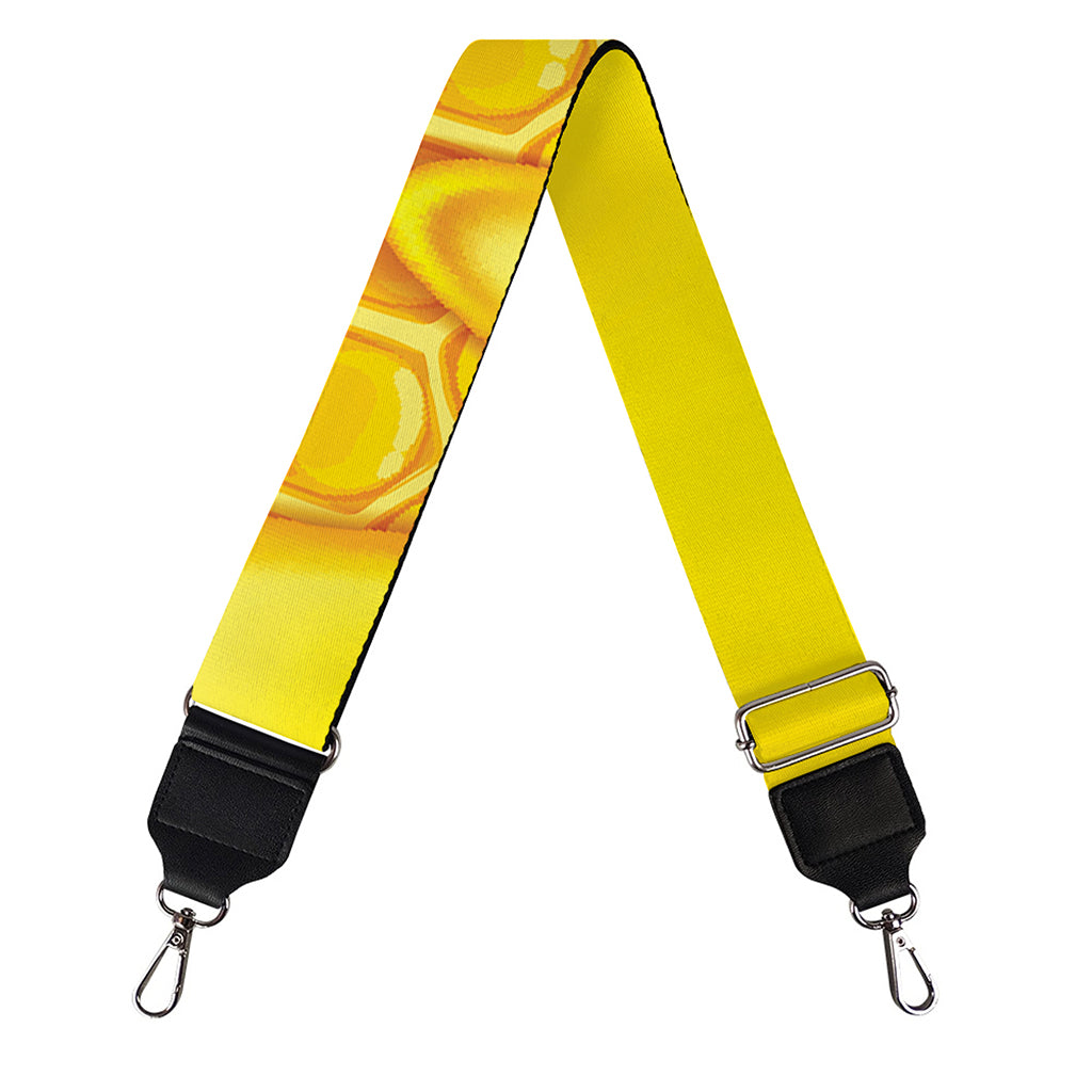 Sweet Honey Honeycomb Print Bag Strap