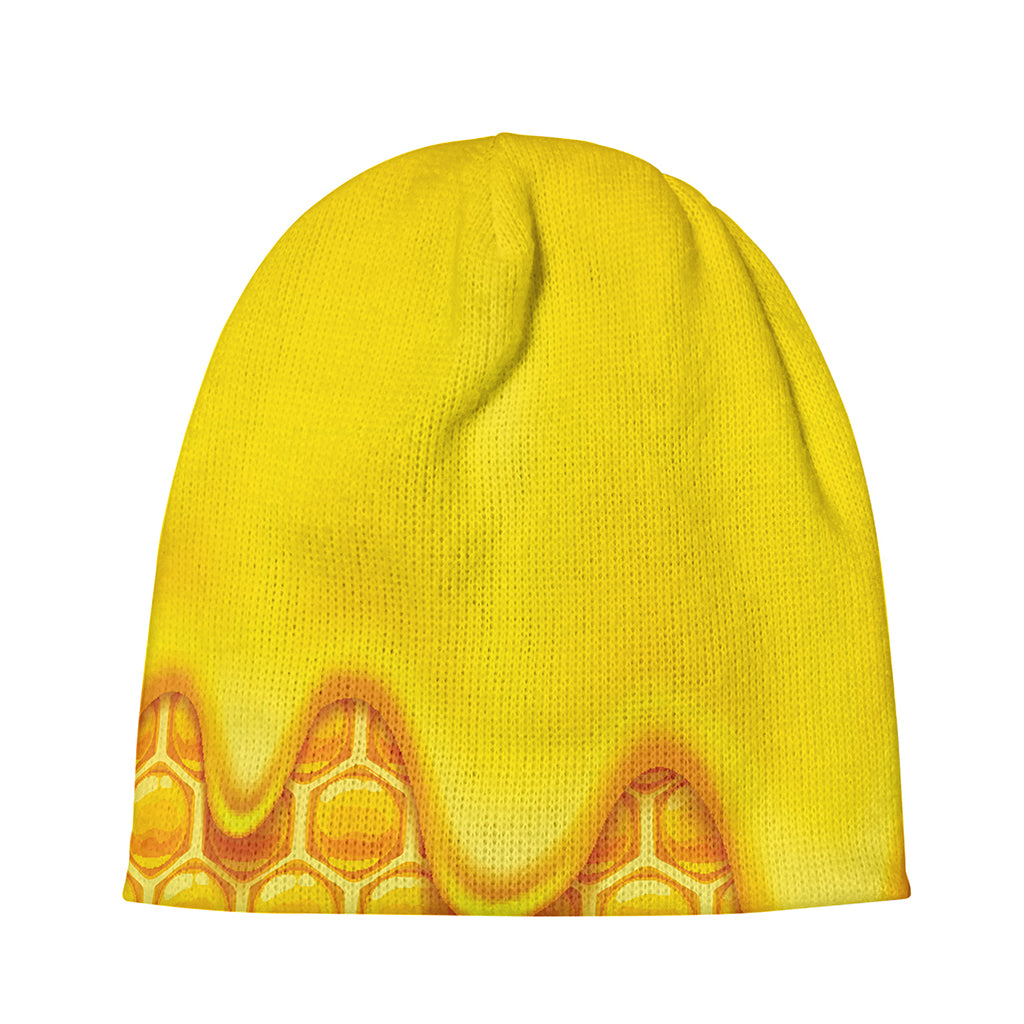 Sweet Honey Honeycomb Print Beanie