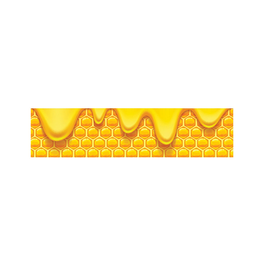 Sweet Honey Honeycomb Print Bed Runner