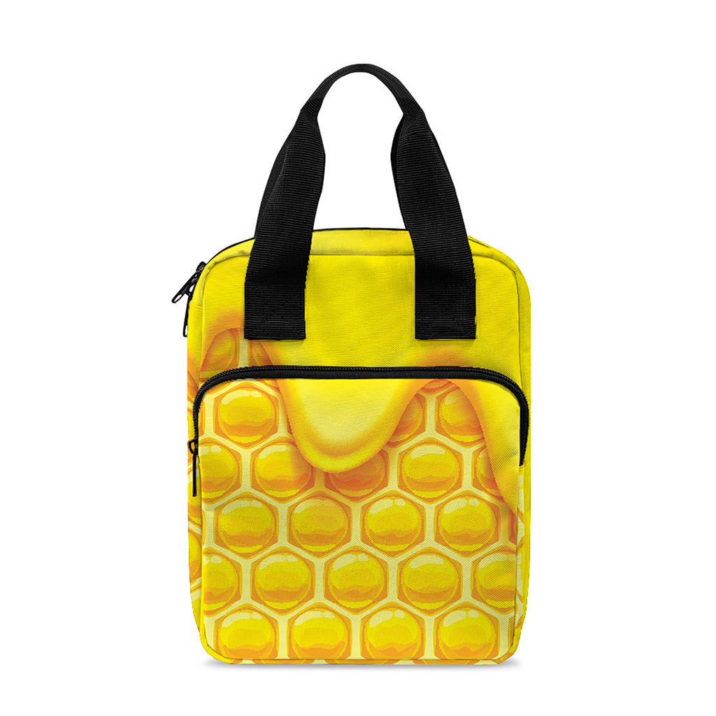 Sweet Honey Honeycomb Print Bible Tote Bag