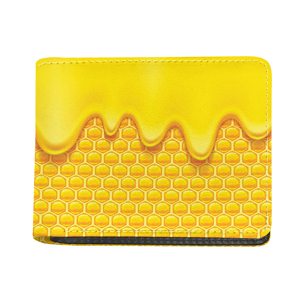 Sweet Honey Honeycomb Print Bifold Wallet