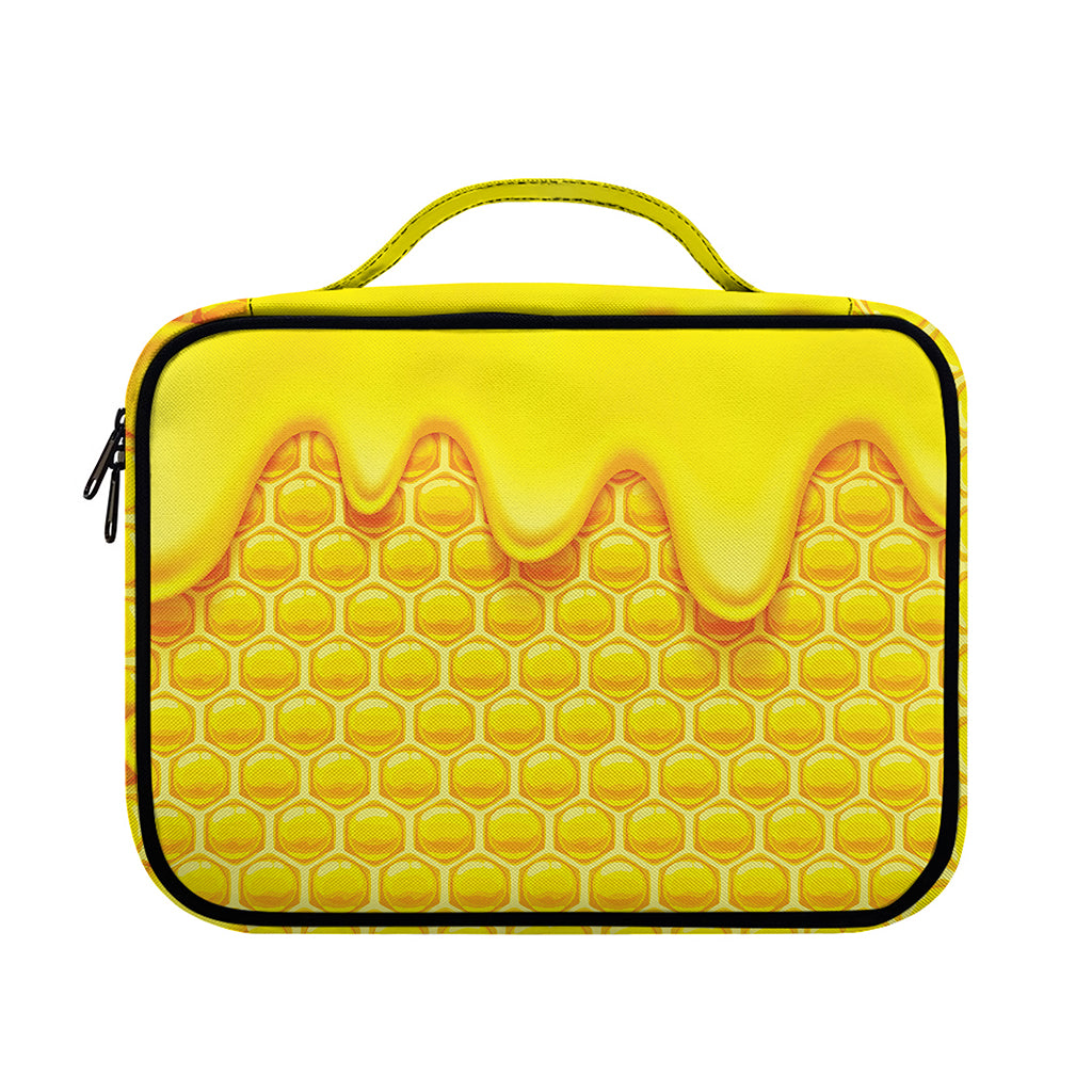 Sweet Honey Honeycomb Print Briefcase Bible Bag
