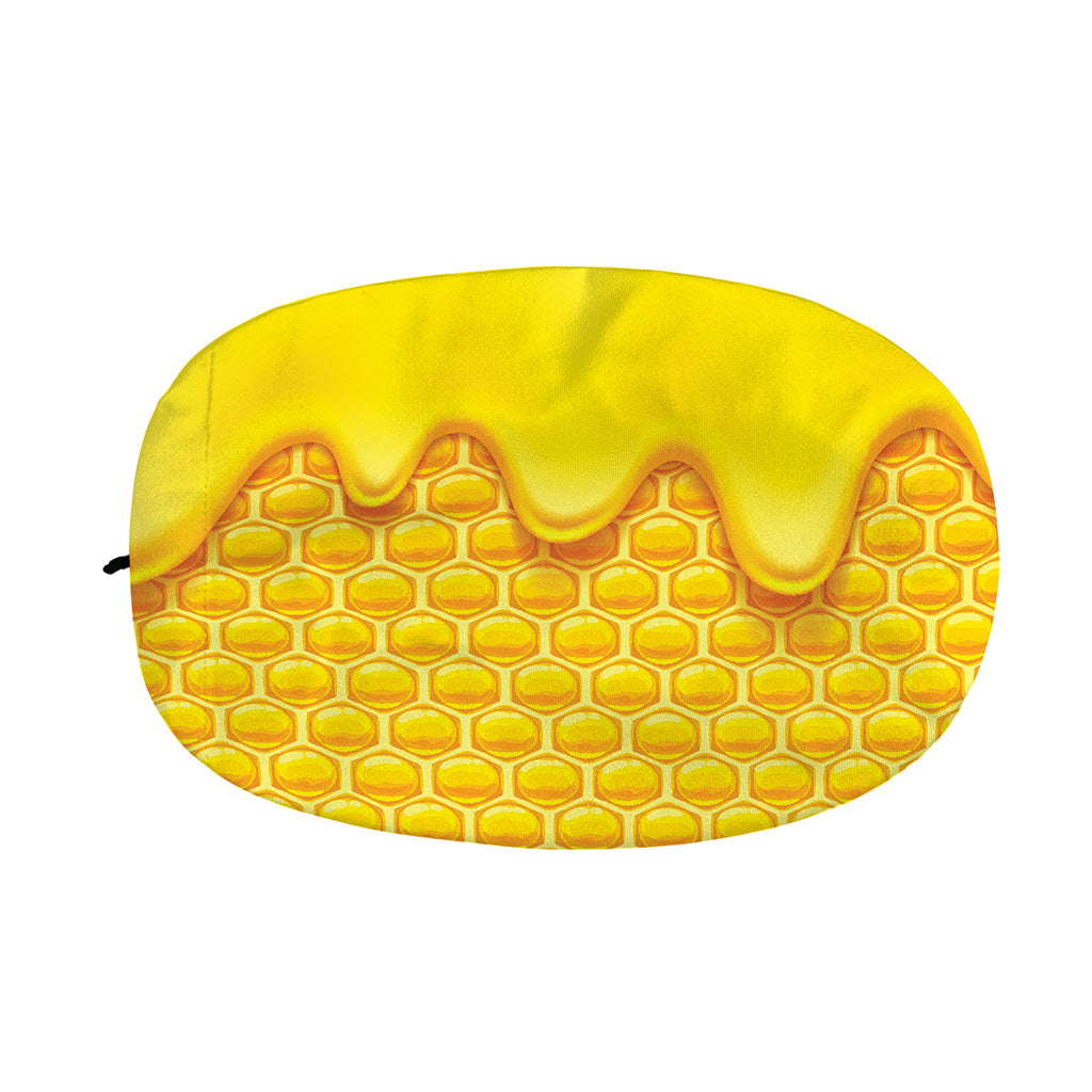 Sweet Honey Honeycomb Print Car Side Mirror Covers