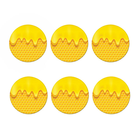 Sweet Honey Honeycomb Print Coaster Set
