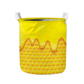 Sweet Honey Honeycomb Print Collapsible Laundry Basket