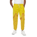 Sweet Honey Honeycomb Print Cotton Sweatpants