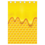 Sweet Honey Honeycomb Print Curtain