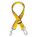 Sweet Honey Honeycomb Print Dog Seat Belt