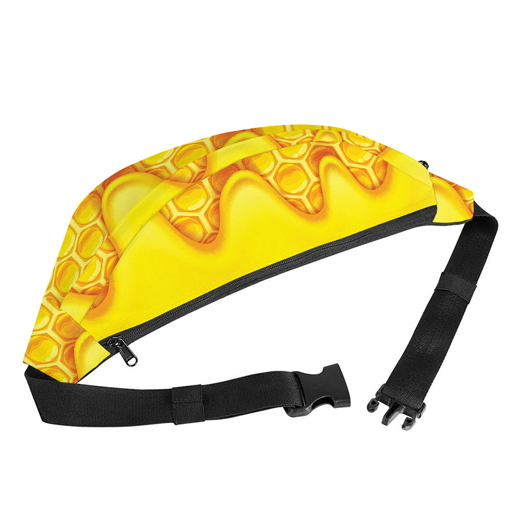 Sweet Honey Honeycomb Print Fanny Pack