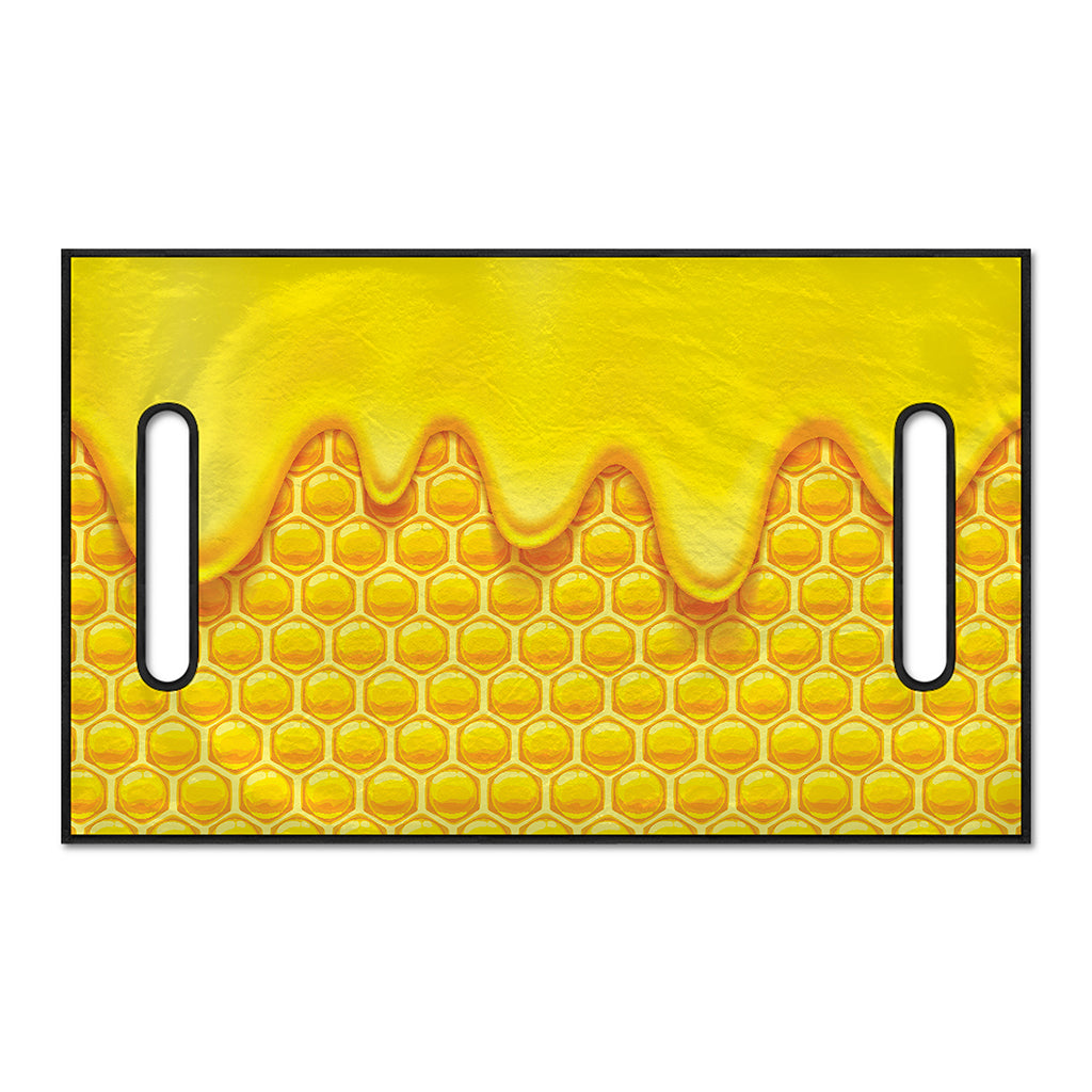Sweet Honey Honeycomb Print Golf Cart Seat Cover