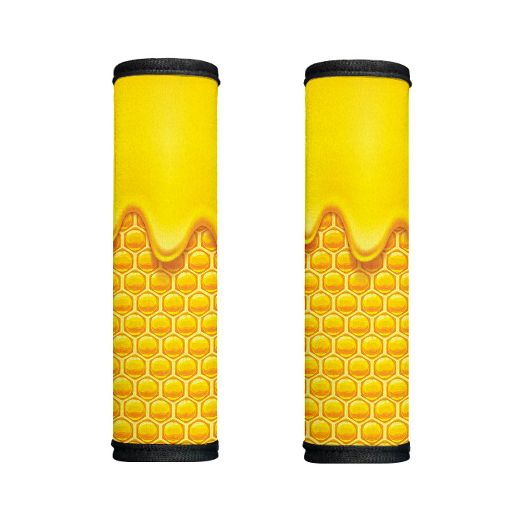 Sweet Honey Honeycomb Print Handle Covers