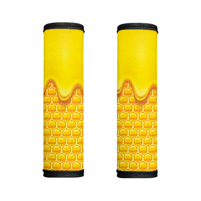 Sweet Honey Honeycomb Print Handle Covers