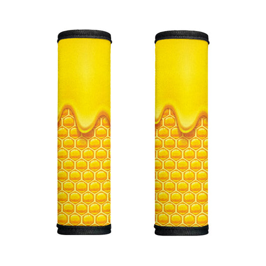Sweet Honey Honeycomb Print Handle Covers