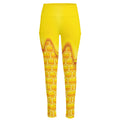 Sweet Honey Honeycomb Print High-Waisted Pocket Leggings