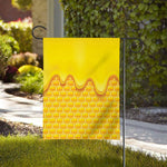 Sweet Honey Honeycomb Print House Flag