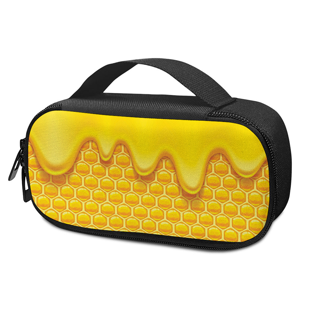 Sweet Honey Honeycomb Print Insulin Cooler Travel Case