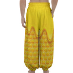 Sweet Honey Honeycomb Print Lantern Pants