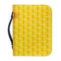 Sweet Honey Honeycomb Print Leather Bible Cover