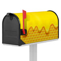 Sweet Honey Honeycomb Print Mailbox Cover