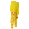 Sweet Honey Honeycomb Print Men's Compression Pants