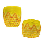 Sweet Honey Honeycomb Print Office Chair Cover