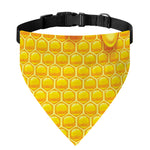 Sweet Honey Honeycomb Print Over The Collar Dog Bandana