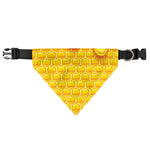 Sweet Honey Honeycomb Print Over The Collar Dog Bandana