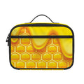 Sweet Honey Honeycomb Print Portable Lunch Bag