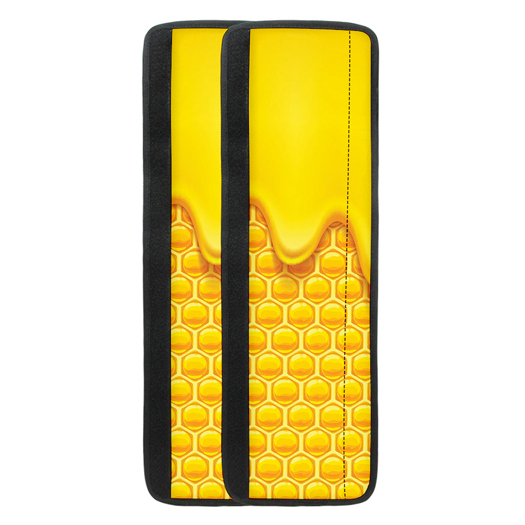 Sweet Honey Honeycomb Print Refrigerator Handle Covers