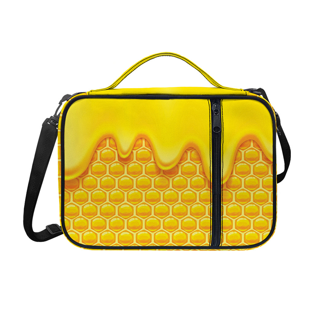 Sweet Honey Honeycomb Print Shoulder Strap Bible Bag