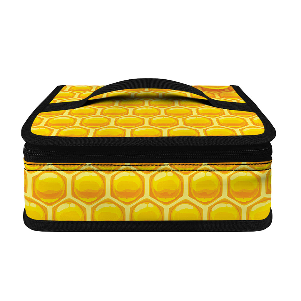 Sweet Honey Honeycomb Print Small Lunch Bag