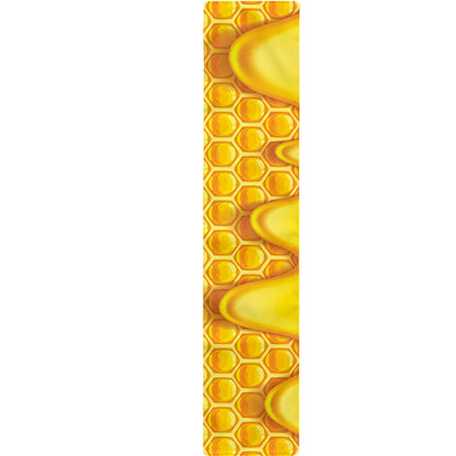 Sweet Honey Honeycomb Print Table Runner