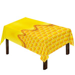 Sweet Honey Honeycomb Print Tablecloth