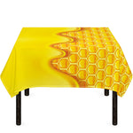 Sweet Honey Honeycomb Print Tablecloth